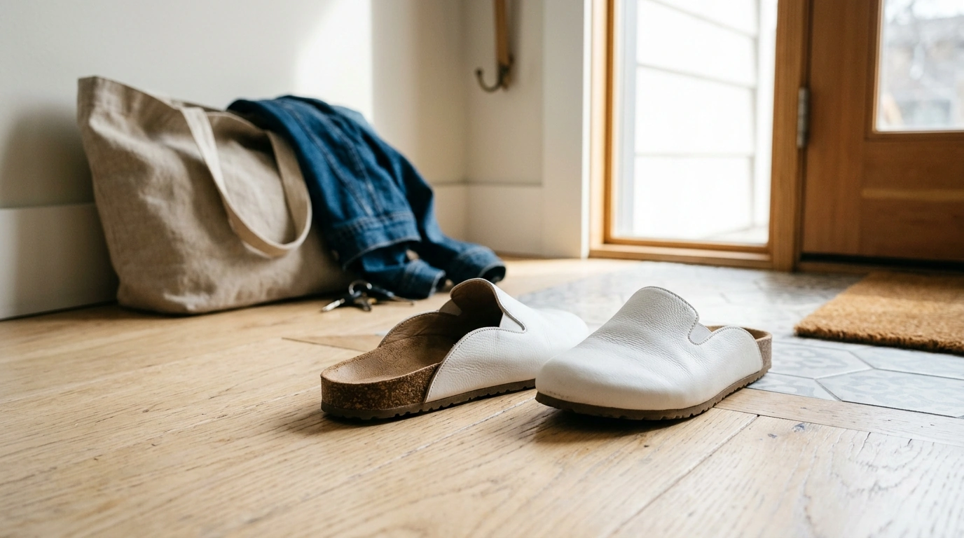Birkenstock Women’s White Leather Slippers: Fit & Care